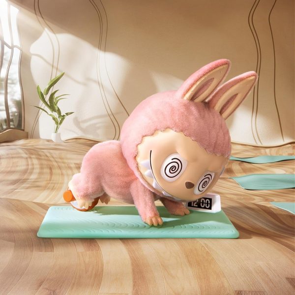 POP MART Official Store Original Labubu Lazy Yoga Series Mystery Blind Box the MONSTERS Labubus Macaron Popmart Plush Dolls Toy - Image 3