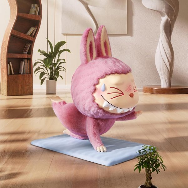 POP MART Official Store Original Labubu Lazy Yoga Series Mystery Blind Box the MONSTERS Labubus Macaron Popmart Plush Dolls Toy - Image 5