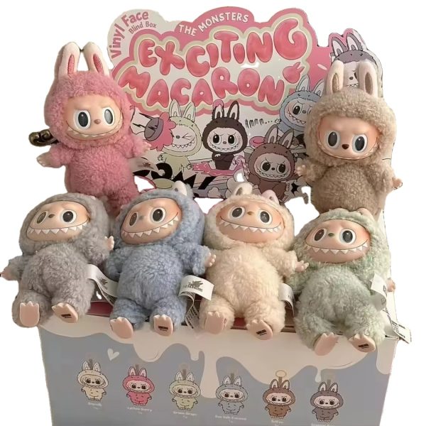 Original POP MART Labubu Exciting Macaron V1 and V2 SERIES Mystery Box POPMART Vinyl Plush Blind Box Action Figure Toy - Image 5